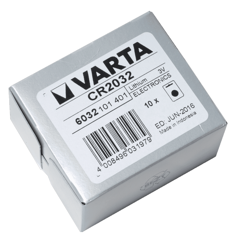 VARTA - Pile ronde lithium 3v cr2032 - blister de 2 - 6032101402